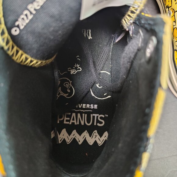 Converse Chuck 70 Hi Peanuts Woodstock Yellow Mens 8 Womens 10 A01871C With Box - Picture 7 of 13